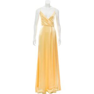 Jill Stuart Yellow Sleeveless Maxi Dress S